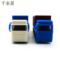 彩色货柜车 仿真卡车 建筑模型材料 沙盘大货车 1:100 仿真货车