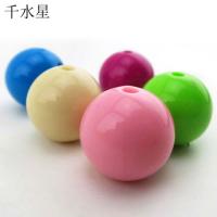 DIY塑料珠子 手工制作材料 大号 diy穿珠 10个