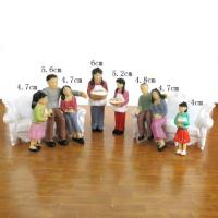 室内彩人(套装) DIY沙盘模型1:25小人配景 微景观装饰 人物摆件