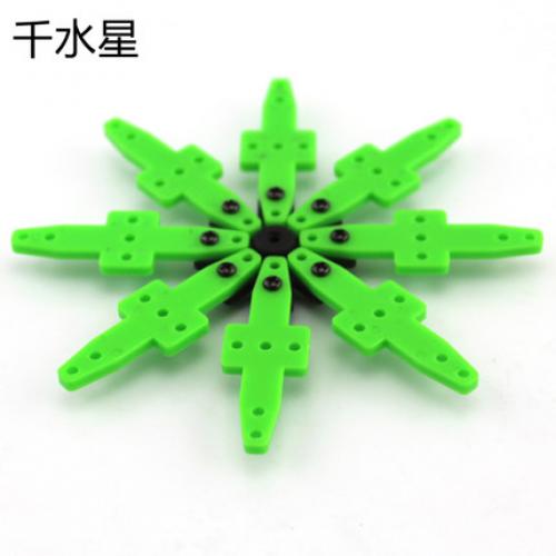 雪花旋转盘 电子制作配件 电子配件实验材料 DIY模型材料创客diy