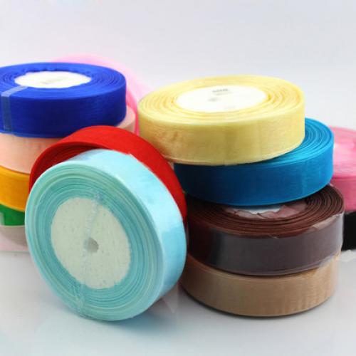 原色纱带 diy纱带 彩色半透明纱带 编织纱带 模型diy手工材料配件