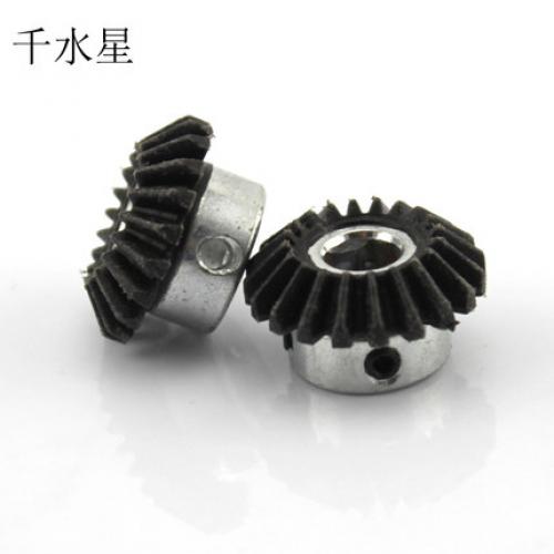 20T伞齿轮 模型齿轮 90度传动转向 20齿 铁齿轮 锥齿轮