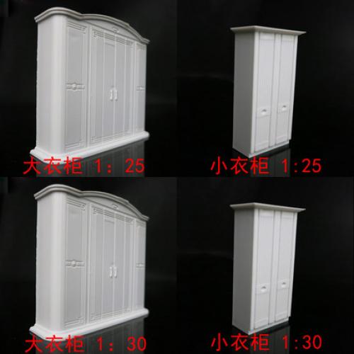 模型衣柜 沙盘建筑模型材料 DIY小屋室内家具 模型摆件柜子