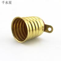 黄铜灯泡座 实验用小灯座 铜质灯座 科技小制作 科学实验电路材料