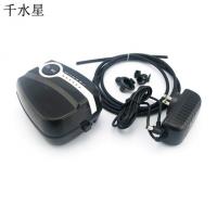 可调压美工气泵 迷你 五档压力强 下壶单动喷笔泵 模型喷绘工具