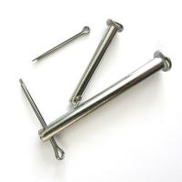 销轴 平头带孔不锈钢销钉 定位销圆柱销销子 DIY科技手工制作配件