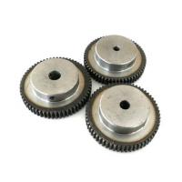 60齿1模数钢齿轮 45#钢 DIY模型制作配件 金属大齿轮直齿顶丝孔