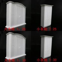 模型衣柜 沙盘建筑模型材料 DIY小屋室内家具 模型摆件柜子