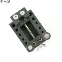 核桃木雕小台钳 DIY手工制作文玩微雕夹持 迷你模型平口钳 桌面钳