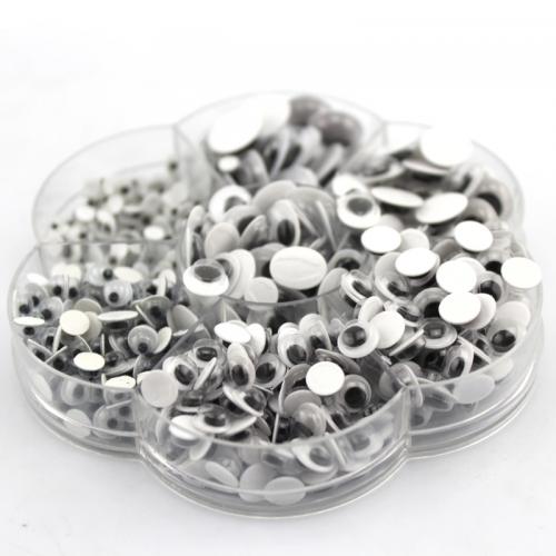 盒装卡通眼睛(1盒/混装) 眼睛套装 陶泥娃娃配件 diy活动娃娃眼