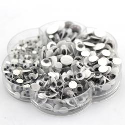 盒装卡通眼睛(1盒/混装) 眼睛套装 陶泥娃娃配件 diy活动娃...