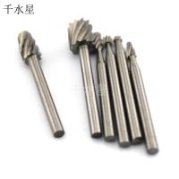 木工旋转锉刀6件套 刻花 模型雕刻 木玩加工diy机床配件 模型锉刀