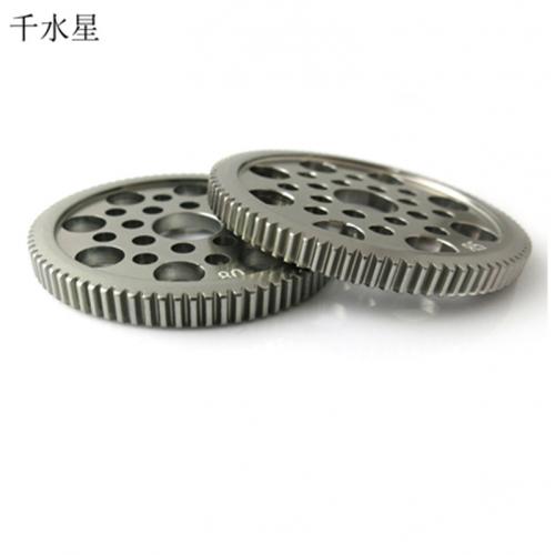 多孔铝合金 80/85齿 铝齿 模型车改造 0.5模数大轮金属