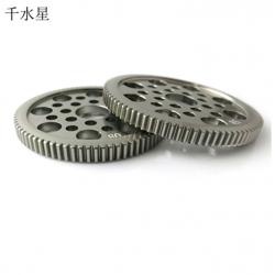 多孔铝合金 80/85齿 铝齿 模型车改造 0.5模数大轮金属