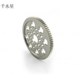 多孔铝合金 80/85齿 铝齿 模型车改造 0.5模数大轮金属