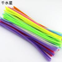 彩色混装扭扭棒(100根) 艺趣毛条毛根 DIY幼儿园手工 毛根绒条