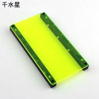 385水泵底座(绿色透明) 固定水泵架子水泵安装座 支架水冷 塑料架