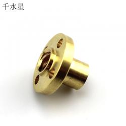 T8D2铜螺母 3D打印机配件T8丝杆不锈钢丝杆 T型螺母 步进电机丝杆