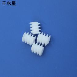 蜗杆6*6(1A) 蜗杆涡轮 减速齿轮 DIY塑胶齿轮 0.5模数 1mm孔