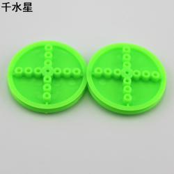 2*42mm皮带轮 D孔皮带轮TT马达车轮 DIY皮带传动小轮子塑料传动轮