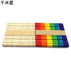锯齿棒 雪糕棒 异形雪糕棒 小木片 diy手工材料 幼儿园益智拼...