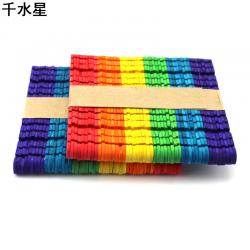 锯齿棒 雪糕棒 异形雪糕棒 小木片 diy手工材料 幼儿园益智拼装