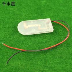 6v 纽扣电池盒 带开关 引线 纽扣电池cr2032 纽扣电池座