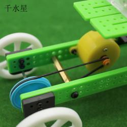 双层板条小车1号 手工DIY科技小制作 益智拼装科学实验创客模型
