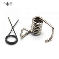 扭力弹簧 蓄力弹簧 减震器模型配件DIY弹性异性弹簧扭力杆 卡簧
