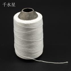 千水星 大团棉线 捆绑扎绳 DIY自制土电话连接绳 模型秋千配件 编织白线 1卷