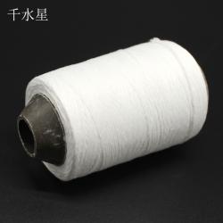 千水星 大团棉线 捆绑扎绳 DIY自制土电话连接绳 模型秋千配件 编织白线 1卷