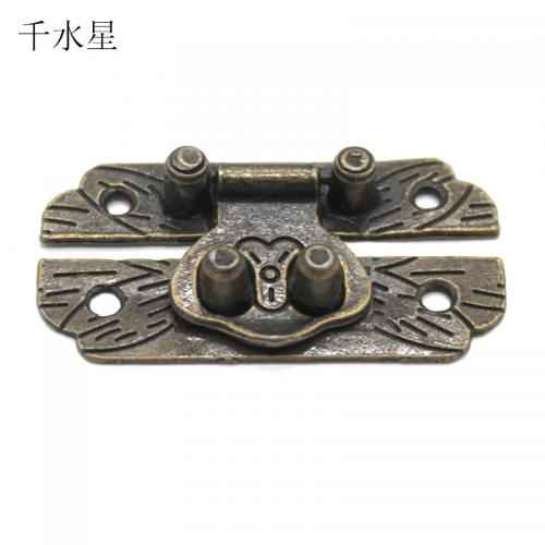 复古面板锁扣 面板箱扣搭扣五金配件DIY木盒仿古物件模型合金配件