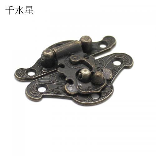 复古云型锁扣 自制木箱材料储物箱仿古锁扣搭扣 DIY模型装饰配件