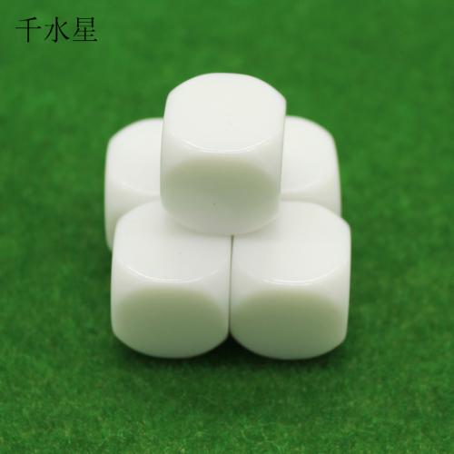 塑料方块 白色圆角正方体塑料块 实心 DIY手工制作挂件装饰配件