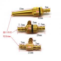 直通三通油滤 T型两通三通管 DIY航模车模油路加油嘴带滤网油滤器