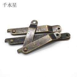 仿古支架合页 仿古木盒DIY定位脚架支撑杆机器人模型连接件固定杆