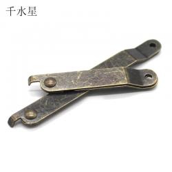 仿古支架合页 仿古木盒DIY定位脚架支撑杆机器人模型连接件固定杆