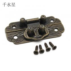 复古面板锁扣 面板箱扣搭扣五金配件DIY木盒仿古物件模型合金配件