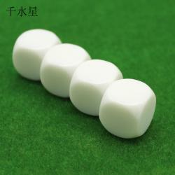 塑料方块 白色圆角正方体塑料块 实心 DIY手工制作挂件装饰配件