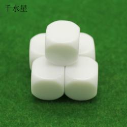 塑料方块 白色圆角正方体塑料块 实心 DIY手工制作挂件装饰配件