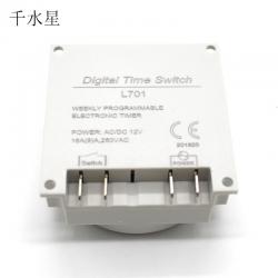 12V定时器 24vKG316T微电脑时控开关 电源时间定时控制器DIY配件
