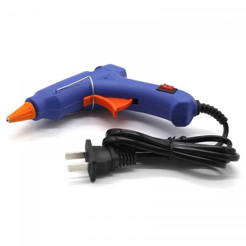 20W蓝色热熔小胶枪 小号热胶枪 绝缘焊接 手工电热溶棒塑料胶水条