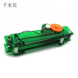 齿条拉力发电机(带灯) 简易动能转换电能科技小制作 DIY实验套件