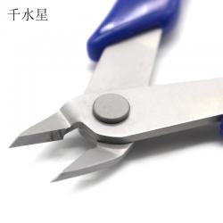 斜口剪钳 模型剪钳 5寸精密斜口钳特尖电子线剪钳 电工斜嘴工具钳