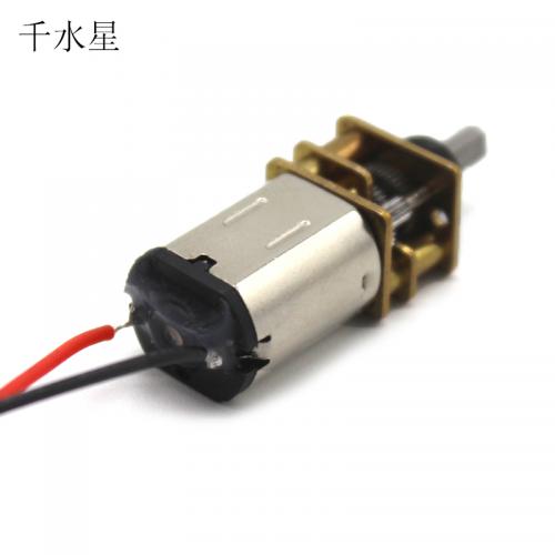 N20减速电机(剥皮红黑线) ga-n20微型马达 大扭力diy金属齿轮电机