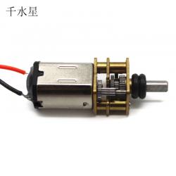 N20减速电机(剥皮红黑线) ga-n20微型马达 大扭力diy金属齿轮电机