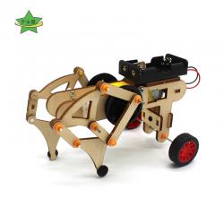 组装机械兽STEAM创客教育手工拼装模型科技小发明diy亲子互动玩具