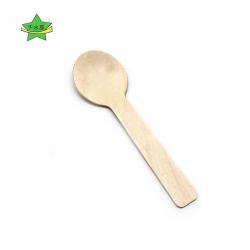 100MM圆头勺(1包100只) 迷你木质小勺DIY手工制作模型用挖勺工具