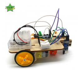 巡黑线智能小车2号 学生创客steam教育培训电子电路DIY科技小制作