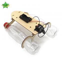 千水星瓶子风力船遥控船配件学生科技制作小发明手工自制实验套装